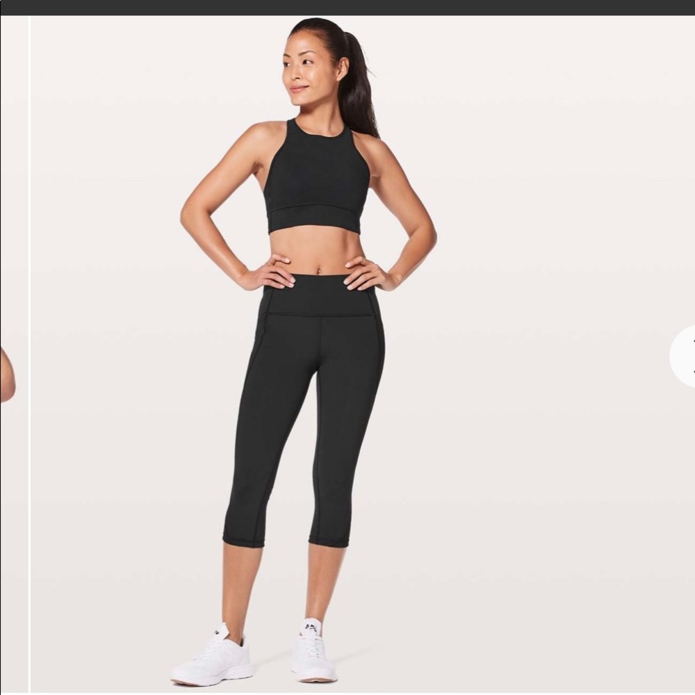 Lululemon get your peak on long line bra!